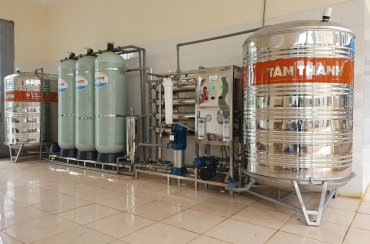 Hình ảnh thi công thực tế hệ thống lọc nước công nghiệp